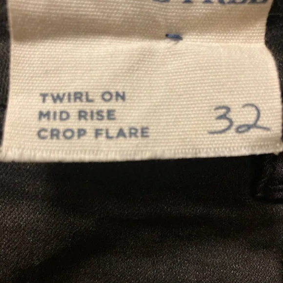 Free People Black Twirl Jeans Size 32 - Picture 9 of 16